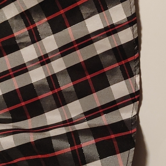 WHAT A DOLL Christmas dress black and white plaid long sleeves size 5 - Picture 8 of 13